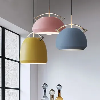 מודרני אורות תליון נורדי מעצב צבע ברזל Hanglamp עבור הסלון, חדר השינה, עיצוב הבית אור מסעדה בר נברשות