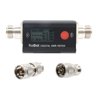 מד SWR&מד צריכת חשמל 120W FMB VHF UHF80-999MHz עומד גל יחס 1.00-99.9 תמיכה DMR REDOT RD106P דיגיטלי SWR הווקי טוקי