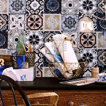 רול בוהמיה אישית טפט וינטג ' אירופאי אמנות מופשטת קיר גליל נייר עבור הסלון חנות עיצוב קירות המסמכים Pintado