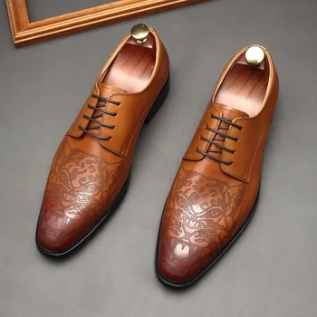 חדש גבירותיי ורבותיי schuhe עסקים sapatos de vestir פארא הגברים souliers hommes לוקס גברים נעליים איטלקיות