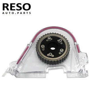 RESO שחור/כחול/אדום מצלמת הציוד + ציוד פקה תזמון חגורה כיסוי עבור הונדה סיוויק D15 D16C לרכבים 1996-2000