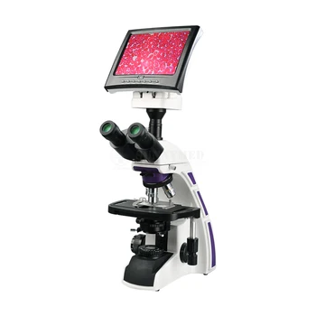 סיי-B129T דיגיטלי ביולוגי דו-עינית מיקרוסקופ מיקרוסקופ עם תצוגת LCD מעבדה