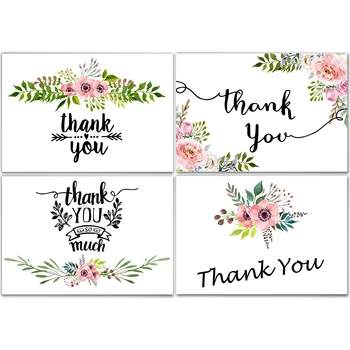 10-30pcs פרח יפה סדרה גלויה עם המעטפה להגדיר הטוב יברך תודה כרטיסי ברכה עסקיים הזמנה החג כרטיס