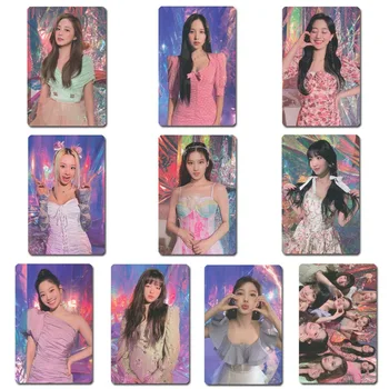 10PCS/סט Kpop פעמיים האלבום החדש טעם של אהבה Lomo כרטיס HD מודפסים קוריאנית ITZY Photocard קטנה כרטיס מעריצים אוסף מתנה 
