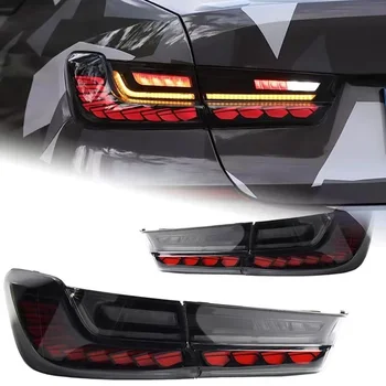 המכונית אור על סדרה 3 G20 G28 2019-2021 זנב LED מנורת 320i 325i 330i אחורי בלם אחורי פנס אחורי הרכבה