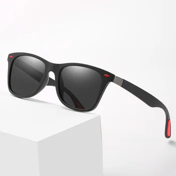 קלאסי מקוטב עיצוב מותג משקפי שמש גברים נשים נהיגה דיג מסגרת מרובעת משקפי שמש זכר גוגל UV400 Gafas דה סול