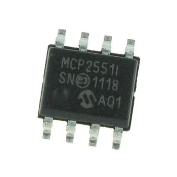 10PCS/lot החדש המקורי MCP2551 MCP2551T-אני/SN MCP2551-אני/SN SOP-8 במהירות גבוהה יכול המשדר צ ' יפ