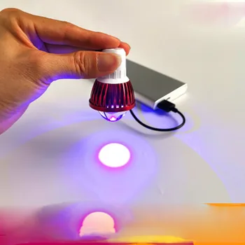 אולטרה סגולה UV אשפרה מנורת USB 395nm 405nm 365nm סופר Concentrator צללים דבק נקודת מקור אור דיוק חלקים ריפוי