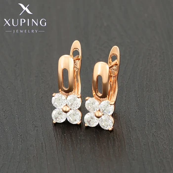 Xuping תכשיטים הגעה חדשה בצורת פרח צבע זהב עגילים לנשים מתנה S00144282