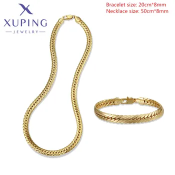 Xuping תכשיטי אופנה הקיץ נחושת סגסוגת תכשיטים מסיבת נשים חיוני שרשרת וצמיד להגדיר מתנות X000721891