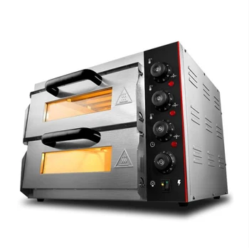 מסחרי חשמלי תנור שכבה כפולה אופקי אפייה בתנור מסחרי חשמלי אפייה ציוד מכשירי חשמל למטבח