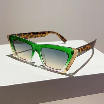 KAMMPT מנופחים עין חתול משקפי שמש לנשים האופנה ממתקים צבע גוונים משקפי שמש אופנתי מותג עיצוב UV400 משקפי שמש