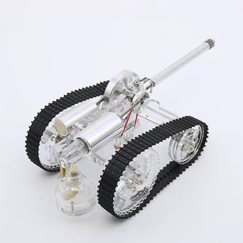 מנוע סטירלינג המכונית מיכל גז חיצוני מיקרו גנרטור מכונית קיטור דגם מנוע צעצוע DIY דגם צעצוע מתנה מלאכה קישוט