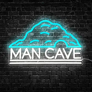 מערת אדם שלט ניאון,שלטי ניאון עבור אדם המערה קיר בעיצוב, USB מופעל אור ניאון,Led לחתום על קיר חדר השינה,מסיבה,חדר גיימר