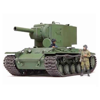 Tamiya 35375 1/35 רוסי כבד טנק KV-2 להרכבת צעצועים לילדים מתנות מבוגרים תחביב איסוף