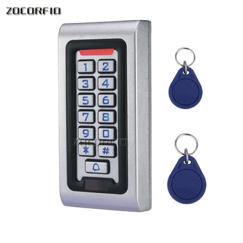 תיק מתכת 10 קריסטל keyfobs 125KHZ RFID כרטיס קרבה מערכת בקרת גישה RFID/EM המקשים כרטיס בקרת גישה עם פתיחת דלת