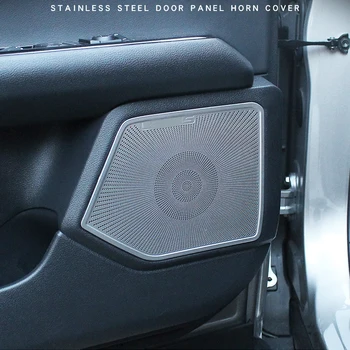 עבור לקסוס UX 2018-2021 דלת המכונית הרמקול נשמע כרום משטח רמקול כיסוי לקצץ מסגרת מדבקה עיצוב פנים אביזרים