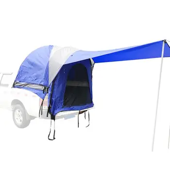 טנדר לישון באוהל מעכב להבה טנדר אוהלים עם חזית סוכך עבור קמפינג 190T דוחה אש פוליאסטר אוהל קל