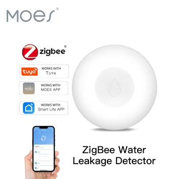 ZigBee חיישן מבול WiFiWater דליפת גלאי מיכל מים מלא התראת גלישה מערכת אזעקת אבטחה Tuya חכם שליטה מרחוק