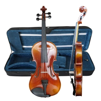 Sinomusik מותג מוצקים באיכות גבוהה בעבודת יד כינור קל לשחק