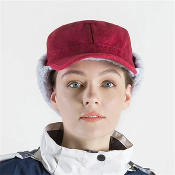 גברים, נשים, חורף חם, כובע חדש בפלאש חיצונית הליכה רכיבה סקי ספורט צבאי כובע עיבוי האוזן הגנה יש לגברת.
