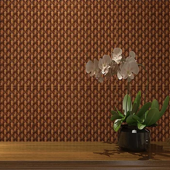 beibehang פשתן קש יוקרתי קלאסי נייר קיר לעיצוב הבית רקע פרחוני Wallcovering 3D טפט קטיפה על הסלון