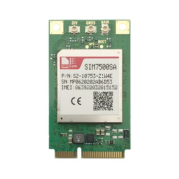 SIMCOM SIM7500SA MINI PCIE LTE Cat1 מודול עבור אוסטרליה/ניו-זילנד/דרום אמריקה LTE-FDD B1/B3/B5/B7/B8/B28 UMTS/HSPA+ B1/B5