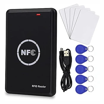 חכם בקרת גישה, כרטיס צילום שחור RFID Reader סופר 13.56 Mhz מוצפן כרטיס מפענח תג NFC