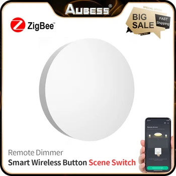 Tuya ZigBee זירת מתג רב-סצנה הצמדה חכם להחליף סוללה מופעל על אוטומציה של עבודה עם חכם החיים התקני Zigbee