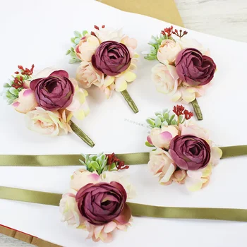 BAIFUMINGYI Artifical הפרח פרחים היד פרחים נישואין שושבינה אביזרים החתונה