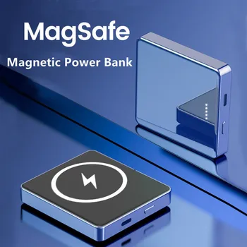 20W 10000mAh על Magsafe סוללה מגנטי אלחוטי בנק כוח חיצוני סוללה רזרבית עבור iPhone 13 12 11 Pro מקס כוח הבנק