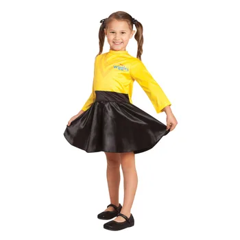 ילדים אמה מן נדנוד Cosplay להתלבש בנות מושלמות, צהוב ושחור תלבושת נסיכה, תחפושת טוטו בלט