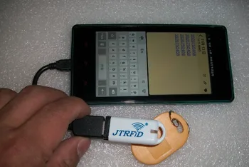 JT303 EM4100&תאימות RFID דיסק USB קורא מיקרו מיני RFID Reader תומך מערכת ההפעלה אנדרואיד