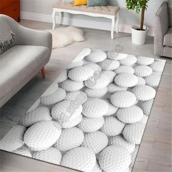 אוהב גולף מלבן שטיח 3D בכל מודפס החלקה מחצלת חדר אוכל סלון רך השינה שטיח 01