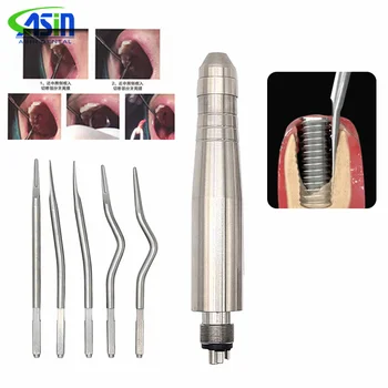 4 חור שיניים עקירת שן ניתוח מכשירים טורבינה פנאומטי מעלית סט כלים עם 5 טיפים עבור המרפאה רפואת שיניים כלים