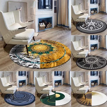 סגנון אירופאי סיבוב השטיח ספה בצד שטיחים שטח חדר השינה ליד המיטה שטיח הרצפה בסלון קישוט המשרד כיסאות אנטי-מחצלות החלקה