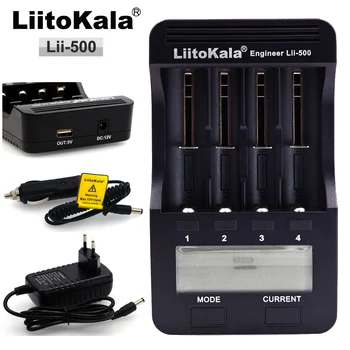 חדש Liitokala lii500 LCD תצוגה 3.7 V 18650 26650 18500 גלילי סוללות ליתיום,1.2 V AA AAA NiMH מטען סוללה
