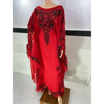 דובאי שמלה אדומה מרוקאית זמן החולצה ז ' ורז ' ט השמלה Jilbab הערבי אירופאי ואמריקאי מגמות אופנה