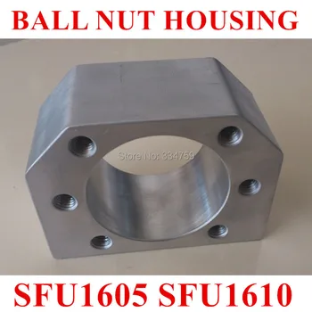 משלוח חינם של ballscrew אגוז דיור תושבת, מחזיק SFU1604 SFU1605 SFU1610 אלומיניום סגסוגת חומר 1605 בורג כדור