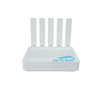 10 חתיכות הר-ONU-001 WiFi6 סיבים אופטיים XPON 4GE 2.4 G 5.8 G Dual Band WIFI סירים 2USB רשת אופטי יחידת ONU
