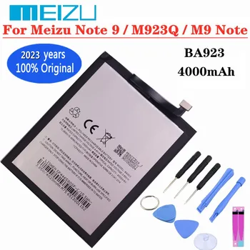 2023 שנים Meizu 100% סוללה מקורית BA923 עבור Meizu הערה 9 / M9 הערה M923Q M923H 4000mAh טלפון באיכות גבוהה סוללה + כלים