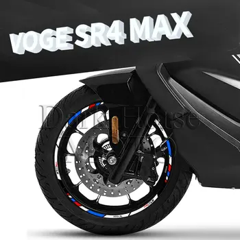 אופנוע שונה מוקד רעיוני המדבקה עמיד למים חישוק גלגל רים המדבקה על VOGE SR4 מקס SR4MAX