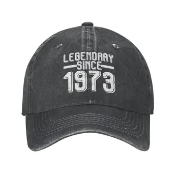 מותאם אישית חדש כותנה משובחת מאז 1973 כובע בייסבול ספורט גברים מתכוונן אבא כובע אביב