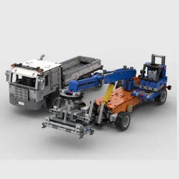 MOC-92590 מיכל המפעיל משאית בניין מודל משולבים צעצוע פאזל ילדים מתנה