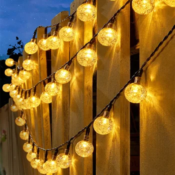 הוביל העולם מחרוזת אורות פיות מחרוזת אור עמיד למים מנורה 10 מטר 80 נוריות Navidad מסיבת חתונה אורות חג מולד קישוט