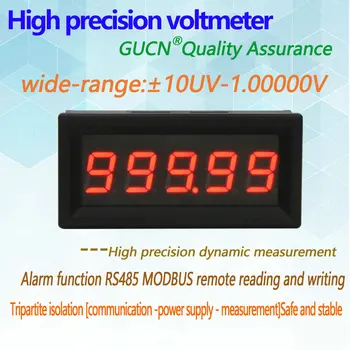BY539V Guichen 5-bit microampere דיוק גבוה דיגיטלי מד הזרם ± 10UV - ± 1.00000 V תקשורת RS485