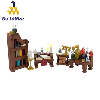 את אלכימאי מימי הביניים מעבדה אבני הבניין להגדיר BuildMoc השיקוי ניסיוני סדנת צעצועים לילדים מתנות יום הולדת