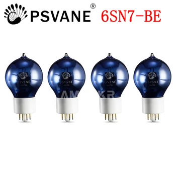 PSVANE 6SN7-להיות ואקום צינור זכוכית כחולה מעטפת מיוחדים התאמה אישית גרסה צלחת זהב סיכת להחליף 6N8P 6H8C 6SN7 זוג מתאימים