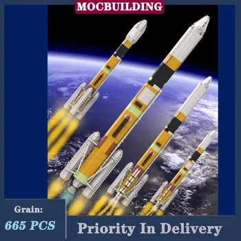 MOC מרחב שיגור מודל הבניין התאספו DIY צעצוע טילים המכשיר ילד לילדים מתנה