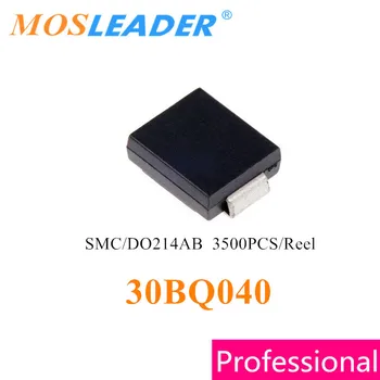 Mosleader 30BQ040 3F SMC 3500PCS DO214AB 30BQ040PBF 40V 3א 30BQ040TR 30BQ040TRPBF Schottky דיודה סינית באיכות גבוהה